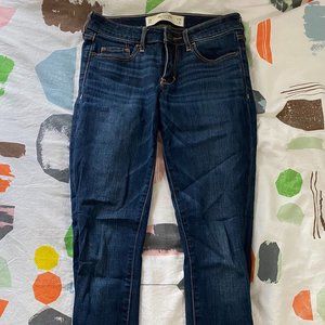 Abercrombie Blue Denim Skinny Jeans